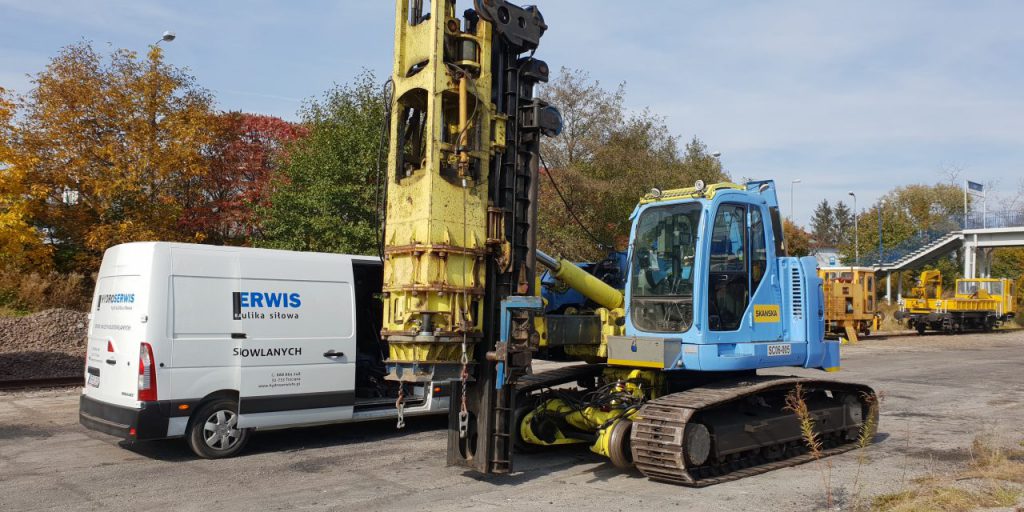Serwisowanie maszyn budowlanych